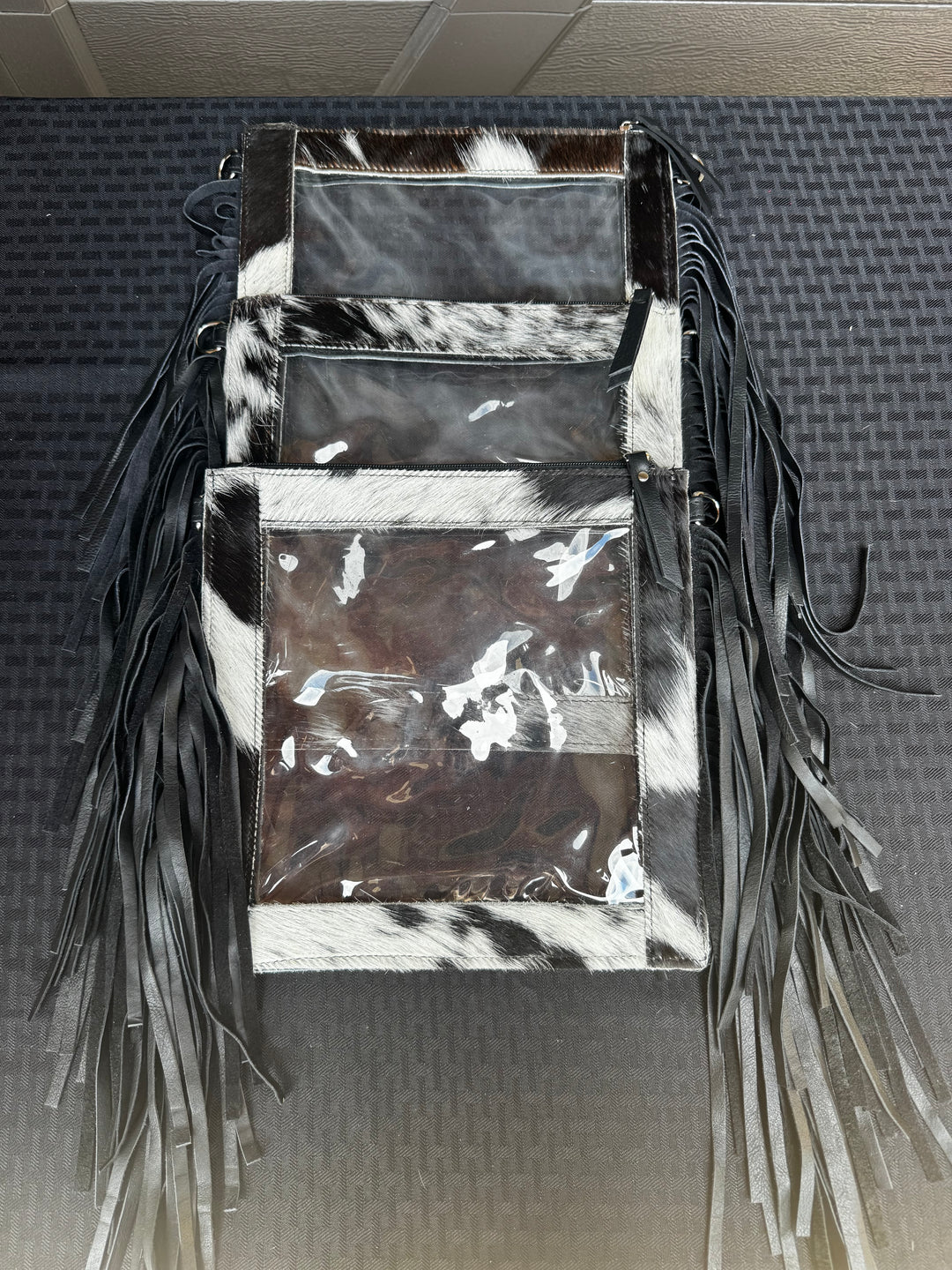 Cowhide Clear Stadium Bag