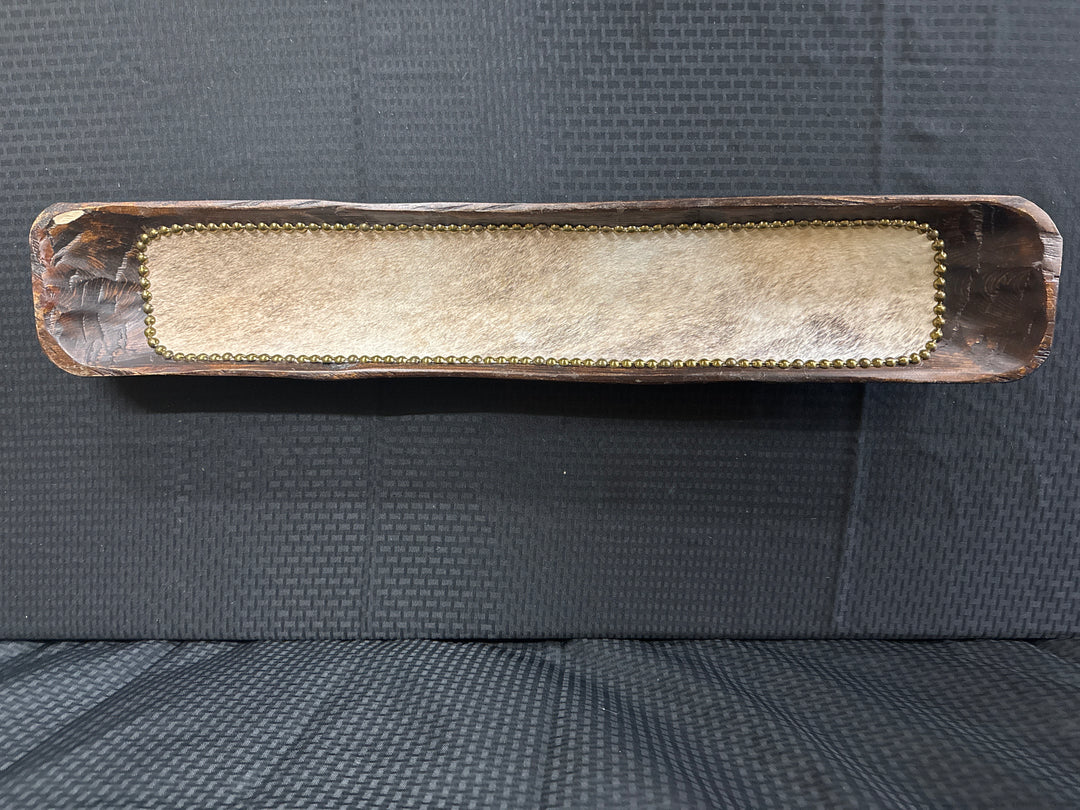 Cowhide Dough Bowl