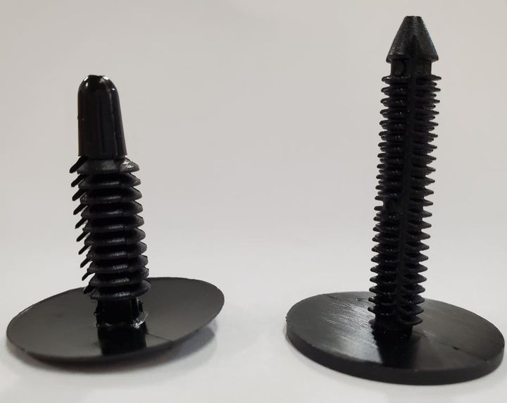 Retainer Clips vary slightly in stem shape and appearance