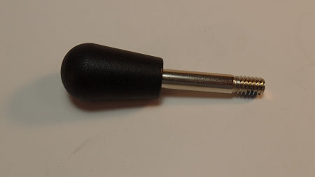 1 1/4" oblong knob with screw-on neck