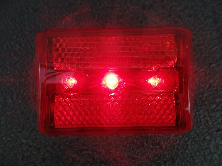 Red Flashing Safety Light, Clip-On