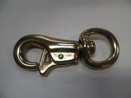 Bull Snap With Thumb Hold, Brass Plated