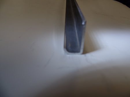 Cross Cut view of Aluminum Drip Rail