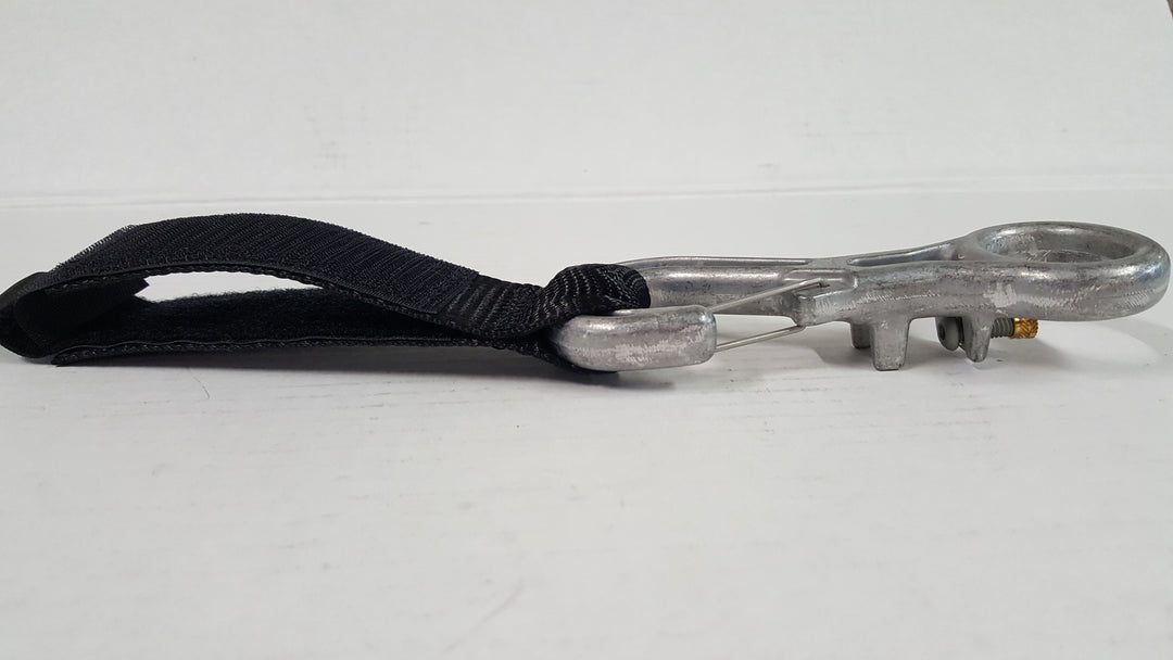 The TIE CLIP Attachment Strap, attched to a SAFE CLIP