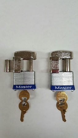 Masterlock Hasp orTrigger-Type Coupler Lock w/ 2 Pin Sizes