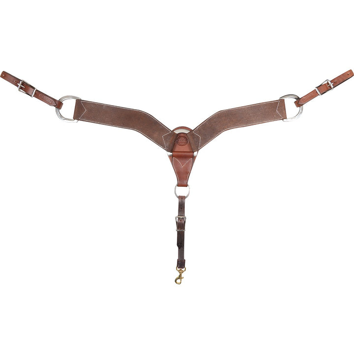 Martin Saddlery 2.75 inch Breastcollar Chocolate Roughout