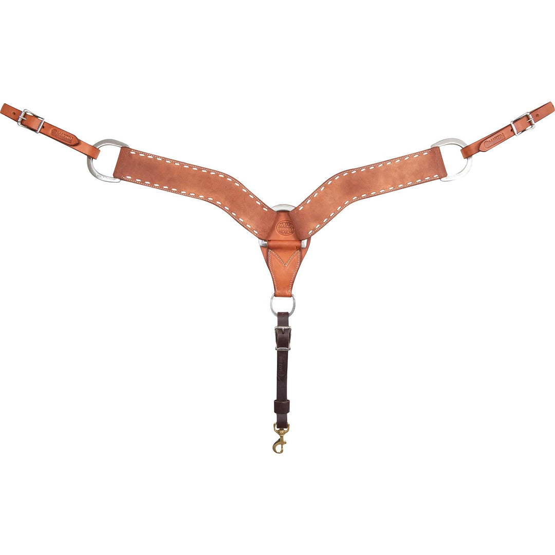Martin Saddlery Breastcollar 2 75 inch with Buckstitch Design