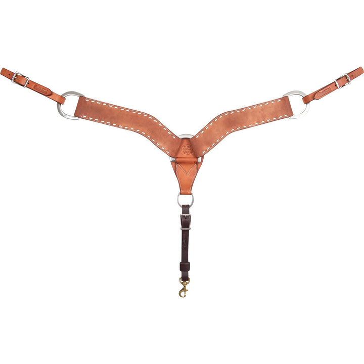 Martin Saddlery Breastcollar 2 75 inch with Buckstitch Design