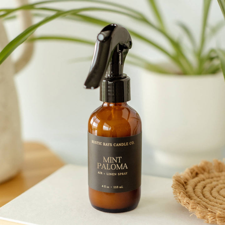 Mint Paloma Room Spray - 4 oz Amber Glass Bottle - Summer