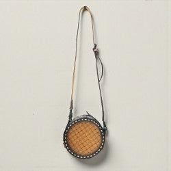Canteen Purse- Tooled Leather w/ Buckstitch