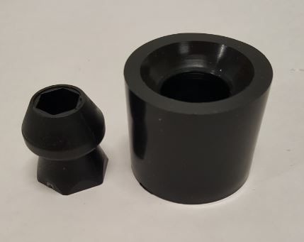 Door Holdbacks --2 Piece Set  (40 or 25 lb. pull shown w/ HD prong)