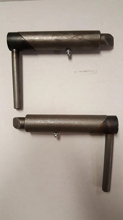 Slam Action Divider Latch shown in STEEL: Right & Left