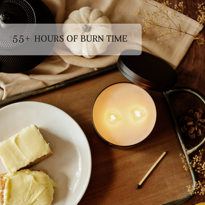 Butterscotch & Bourbon 12 oz Soy Candle - Fall Home Decor