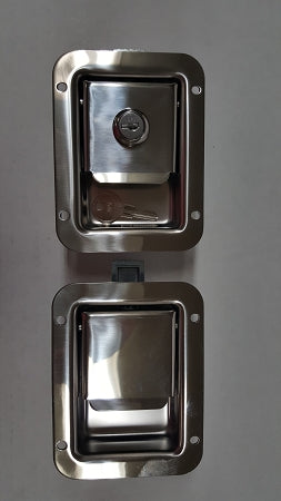 Flush Mount Latch, Stainless Steel