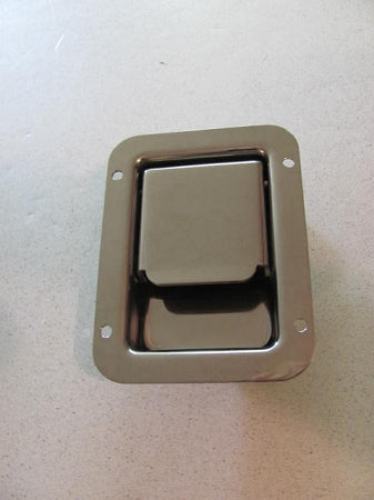 Flush Mount Latch, Non-Locking, choose Zinc or Stainless Steel