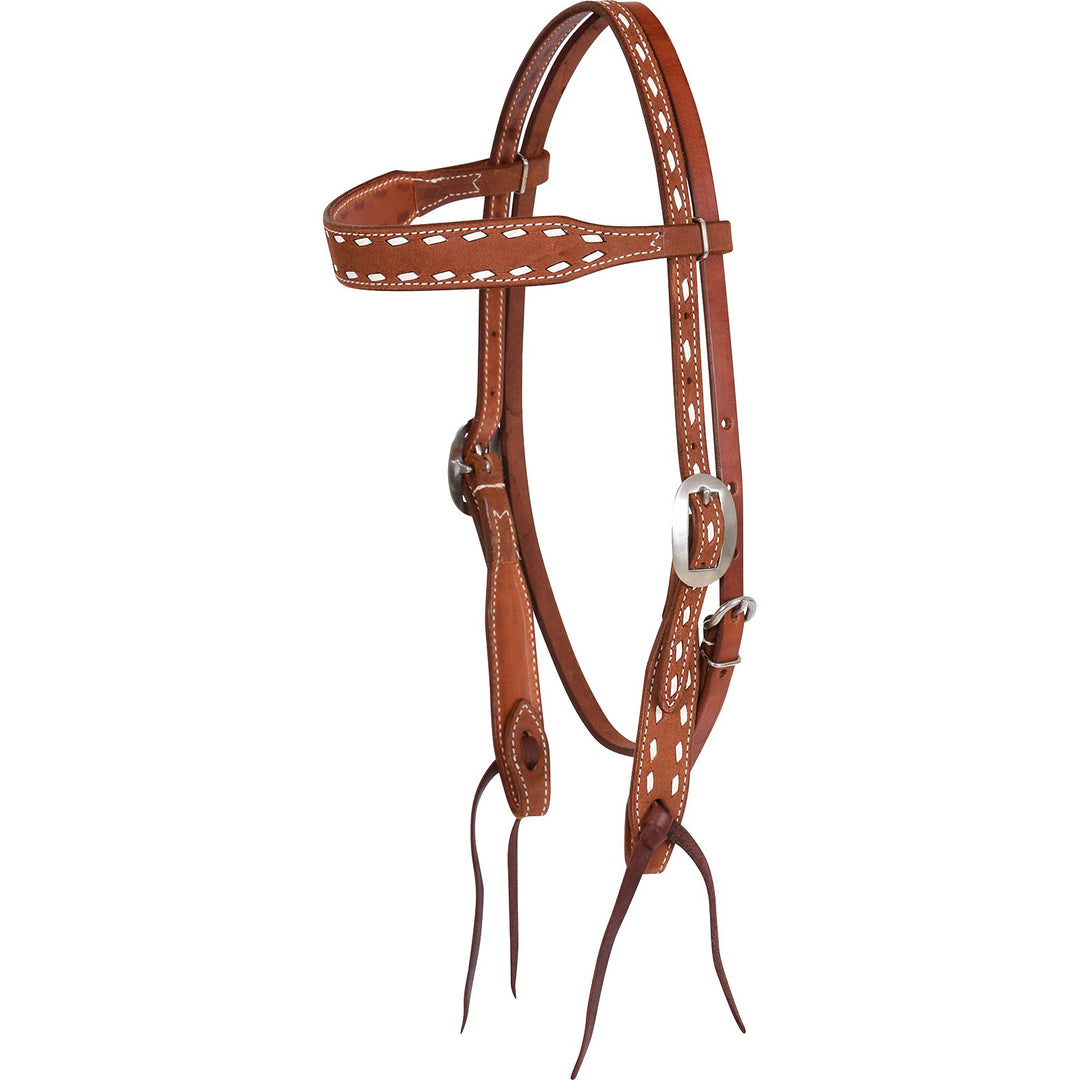 Martin Saddlery Browband Headstall Buckstitched
