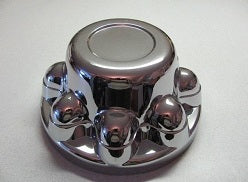 Snap-On Hub Cover, Chrome Plastic, 8 Lug w/ 13/16 inch Lug Nuts