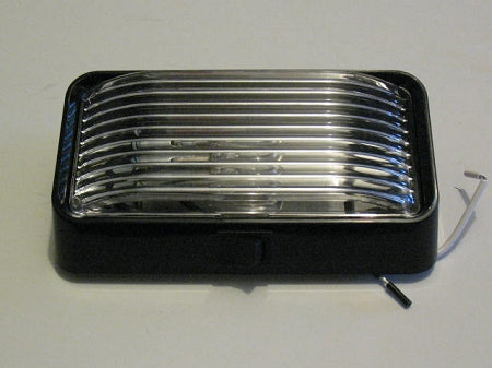 Porch Light with Switch,  Black Housing