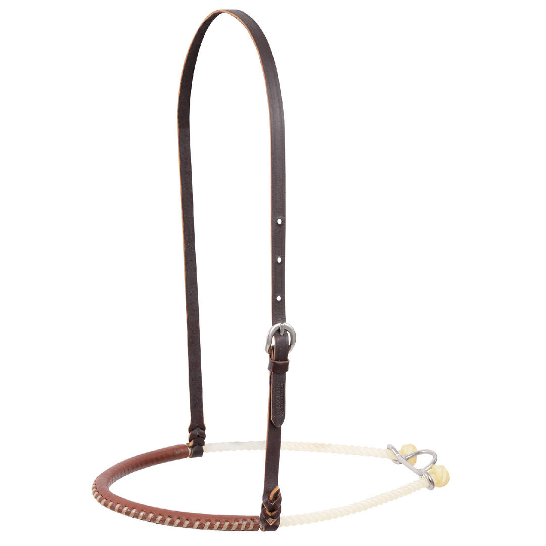 Martin Saddlery Single Rope Noseband, Rawhide Lace- Natural