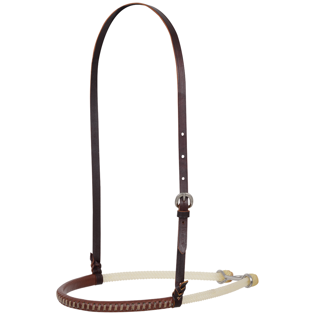 Martin Saddlery Double Rope Noseband, Rawhide Lace