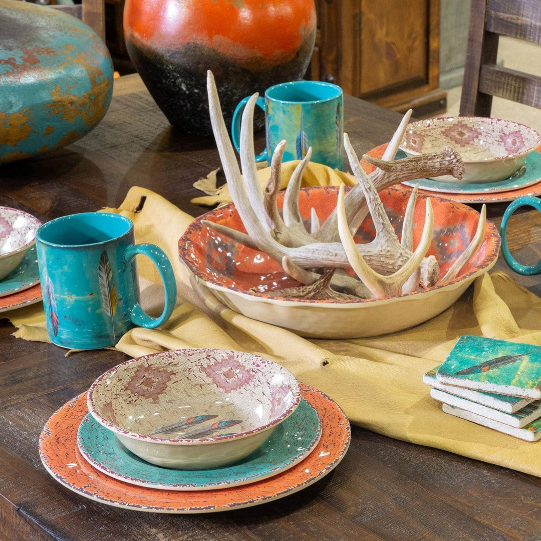 Feather Melamine Dinnerware Set - PK175414