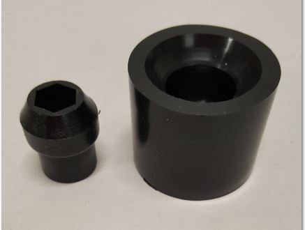 Door Holdbacks --2 Piece Set  (6 or 12 lb. pull shown w/ standard prong)