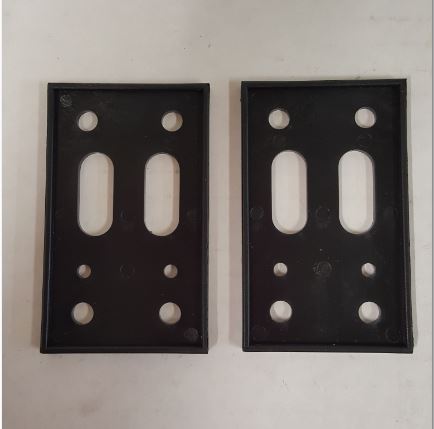 Positive Door Holders: Protective Base, Pair