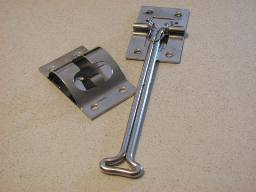 Stainless Steel Positive Door Holders w/Spring Hooks and/or Bracket Clips