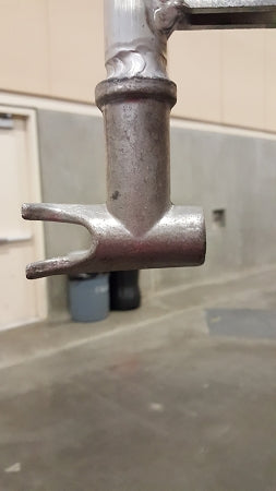 Cam Latch Lug, 2 Prong , Aluminum- Shown Welded