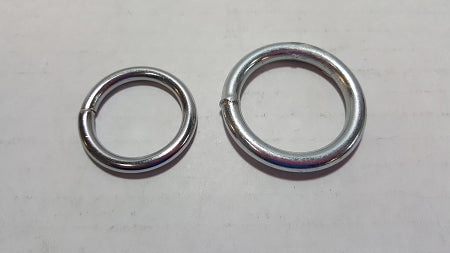 Steel Ring, Polished, Choose from 2 Sizes