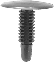 Black Nylon Retainer Clip or Push Pin