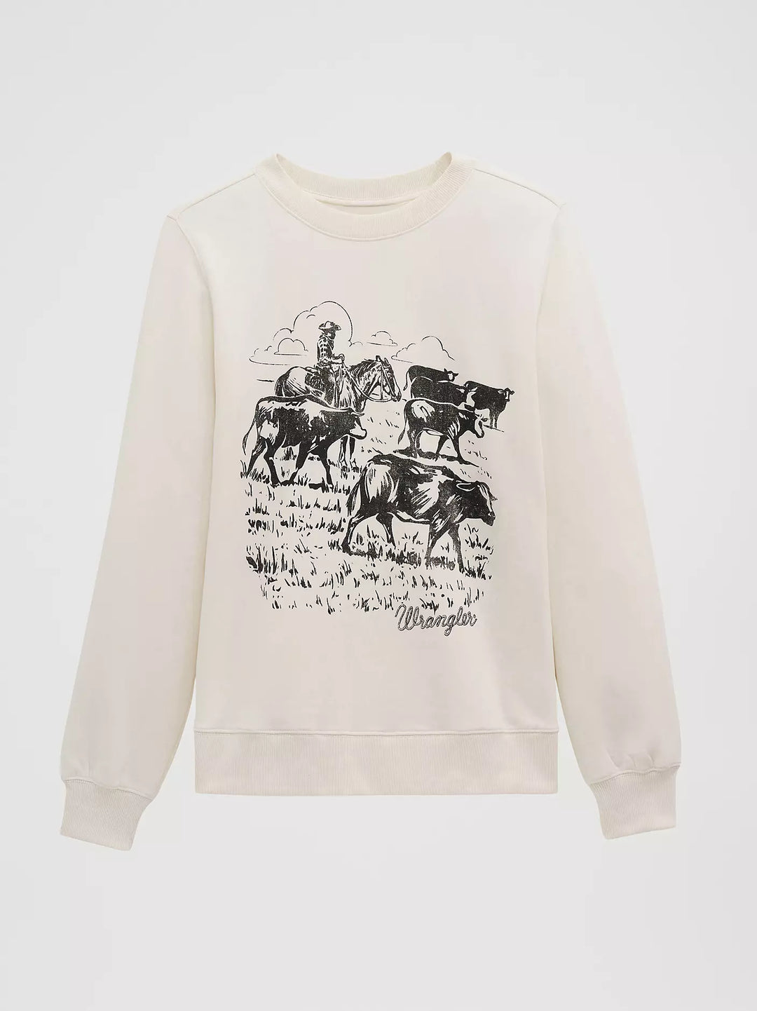 Wrangler retro Crew Fleece- Regular Fit Egret