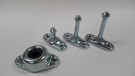 Silent Door Holders, STEEL -- in 3 sizes