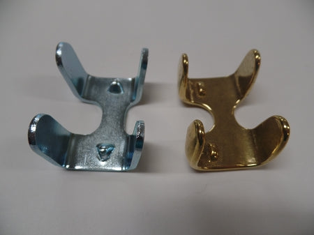Lead Rope Clamps,  in Nickel or Brass