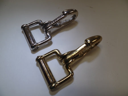 Fix-it halter replacement snap, brass