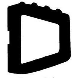 Rear SQUARE Rubber Horse Trailer Bumper