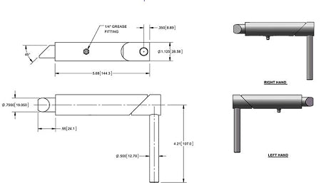 Diagram of Slam Action Divider Latches