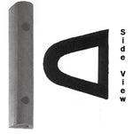 Trailer Bumper, Round Rubber -8ft / 96" long