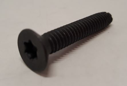 TORX screw, coated with black phosphate