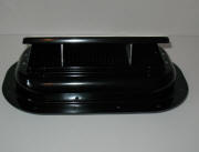 Steel Two-Way Roof Vent , Black, HIGH PROFILE (for equines)