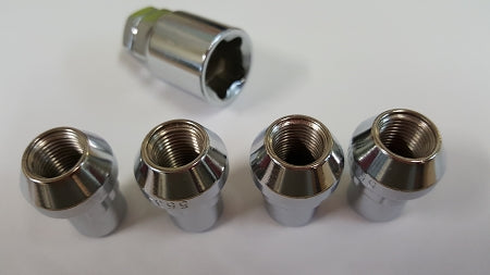 Wheel Locks and Key, top view