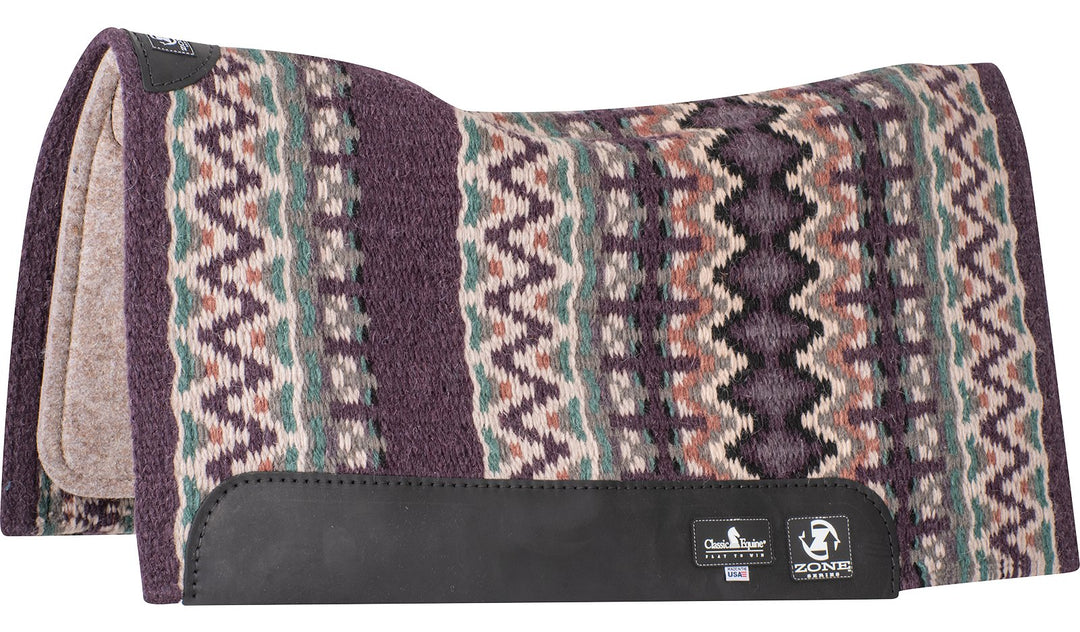 Zone Blanket Top Pad 3/4 inch Felt 32"x34"- Mulberry/Cashmere